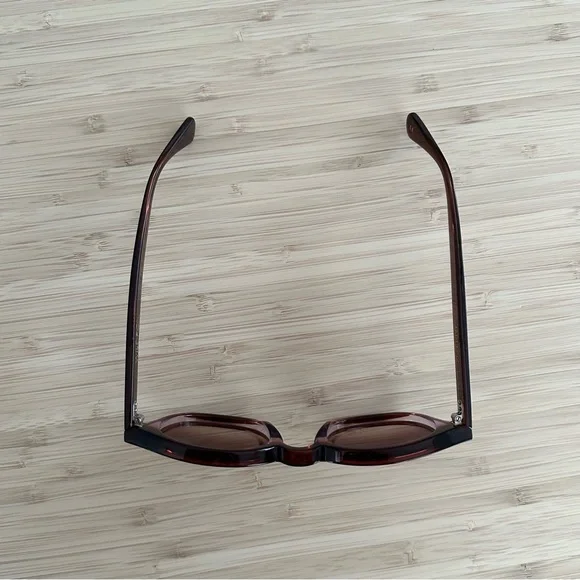 Wildfox Smart Fox Dark Gradient Purple Brown Sunglasses